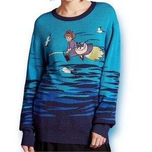 Studio Ghibli Kiki's Delivery Service Kiki Flying Sweater